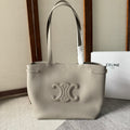 CELINE MEDIUM CABAS ANA脧S CUIR TRIOMPHE 54 IN NOMAD GRAINED CALFSKIN